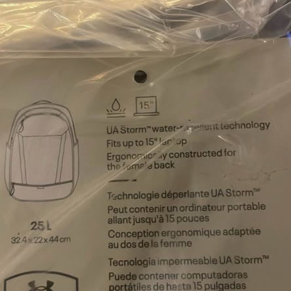 BRAND NEW women under armour hustle signature backpack (25L) - Picture 8 of 9